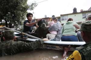 Наводнение в Мексике. Фото: РИА Новости