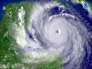 Ураган. Вид из космоса. Фото: http://news.bbc.co.uk/