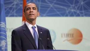 Барак Обама выступает на Рамочной конвенции ООН по изменению климата. Фото: РИА Новости