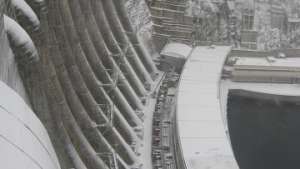 Небывалые морозы ожидаются в районе Саяно-Шушенской ГЭС в феврале. Фото: РИА Новости