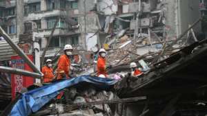 В китайской провинции Сычуань, пострадавшей от мощного землетрясения. Фото: РИА Новости