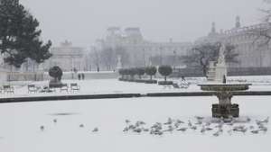 Обильный снегопад прошел во Франции. Фото: РИА Новости