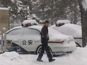 Снегопады привели к транспортному хаосу на северо-западе Китая. Фото: Вести.Ru