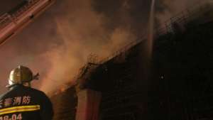 Пожар в Китайском городе Цзилинь. Фото: РИА Новости
