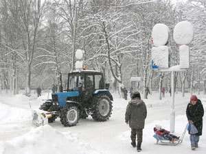 Снегопад в Минске. Фото: http://kp.by