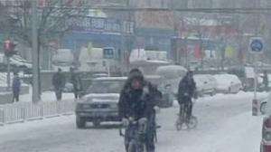 Метель и снегопад в Китае. Архив: http://euronews.net