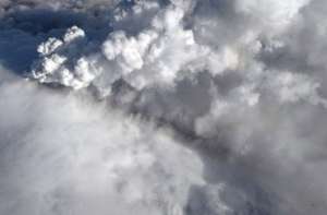 Вулканический пепел в облаках. Фото: http://www.segodnya.ua