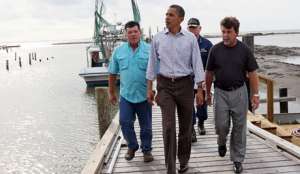 Барак Обама посетил Мексиканский залив. Фото: http://rus.ruvr.ru
