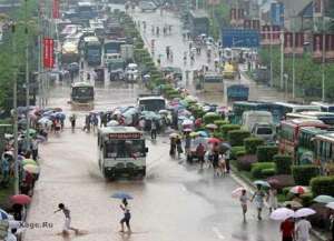 Наводнение в дожди в Китае. Фото: http://xage.ru