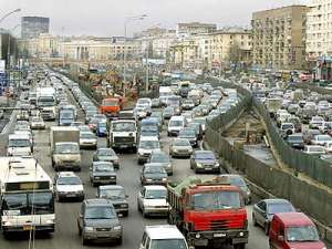 Автомобильные пробки на Ленинградском шоссе. Фото Владимира Машатина с сайта newizv.ru