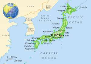 Карта Японии. Фото: http://www.traveline.lv