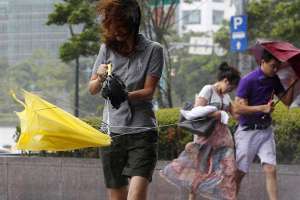 Тайфун на Тайване. Фото: http://www.3news.co.nz