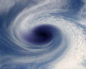 Космическая съемка тропического шторма. Фото: http://podrobnosti.ua