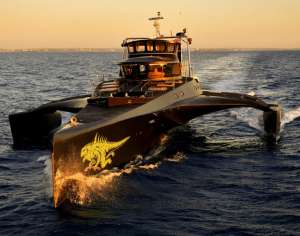 Gojira, Годзилла, новый корабль Морских пастухов, Морские пастухи, Sea Shepherd. Фото: http://journaluga.ru