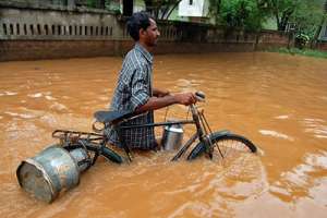 Наводнение в Индии. Фото: http://www.interfax.ru