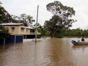 Наводнение в Австралии. Фото ©AFP