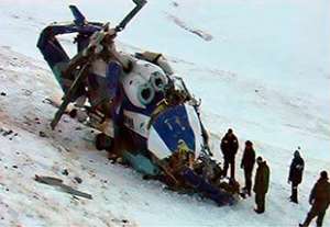 Катастрофа вертолета при браконьерской охоте на Алтае. Фото: http://gazeta.ru
