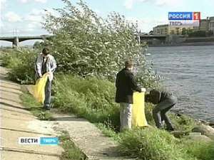 Проект &quot;Берега&quot;: экологи против загрязнения Волги. Фото: Вести.Ru