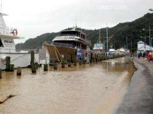 Непрекращающиеся ливневые дожди вызвали массовые наводнения на новозеландском острове Северный. Основной удар стихии пришелся на территории, прилегающие к заливу Пленти. Фото: http://tvnz.co.nz
