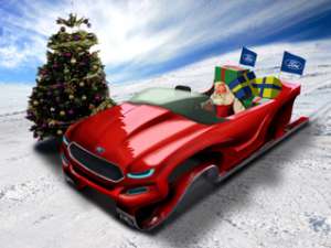 В Ford намерены пересадить Санта Клауса на эко-сани. Фото: Вести.Ru