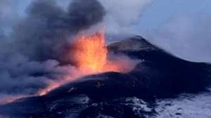 Извержение вулкана Этна. Фото: http://www.bbc.co.uk/