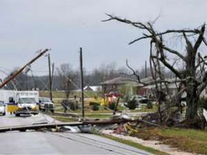 Последствия торнадо в Алабаме. Фото ©AP