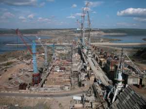 Строительство Богучанской ГЭС. Фото: http://forexaw.com