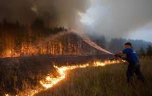 Лесной пожар. Фото: http://www.artdeviant.ru