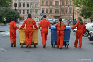 Власти Санкт-Петербурга готовят площадку для мусорной катастрофы. Фото: http://www.greenpeace.org