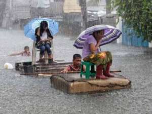 Затопленные улицы в Маниле. Фото Reuters