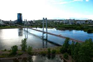 Енисей в Красноярске. Фото: http://krasnoyarsk.gs