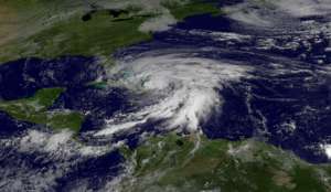 Ураган &quot;Сэнди&quot; обрушился на США. Фото EPA с сайта &quot;Голос России&quot;