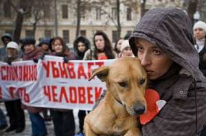 Митинг в Москве против догхантеров. Фото: http://susanin.udm.ru