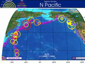 Сильное землетрясение произошло в Тихом океане у Курильских островов в 161 километре от Северо-Курильска. Фото: http://www.iris.edu