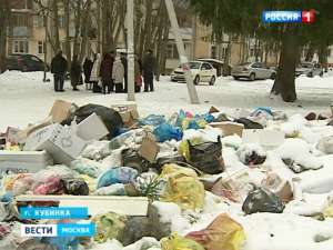 В подмосковной Кубинке растут горы мусора. Фото: Вести.Ru