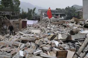 Землетрясение в Китае. Фото: http://voanews.com