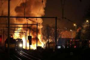 В Бельгии горят вагоны с химикатами. Фото: http://gazeta.ru