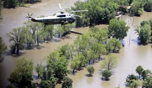 Наводнение в Техасе. Фото EPA с сайта &quot;Голос России&quot;