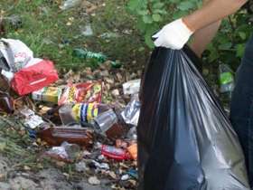 Более 50 мешков мусора собрали и отправили на переработку в Гатчинском районе. Фото: mail.ru