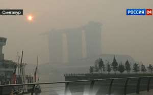 На юге Малайзии из-за смога введен режим ЧП. Фото: meteovesti.ru