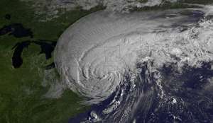 Тропический шторм у побережья Мексики. Фото: http://ruvr.ru/