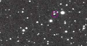 Астероид 2014 AA в звёздном небе(фото CSS/LPL/UA). 