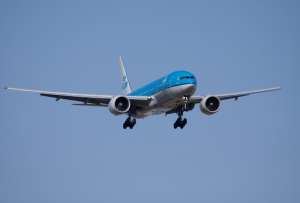 В прошлом году Боинг-777-200 авиакомпании KLM выполнил первый коммерческий трансатлантический авиарейс на биотопливе ©Patrick Cardinal 