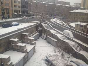 В Ереване выпал первый за зиму снег. Фото: http://www.regnum.ru