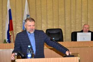 Выступление Калмыкова ИВ на парламентских слушаниях Автор фото - Александр Тырышкин