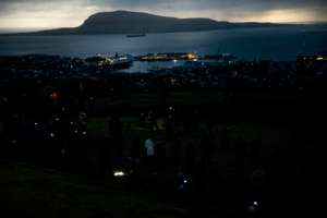 Солнечное затмение на Фарерских островах. Фото: Matt Dunham / AP