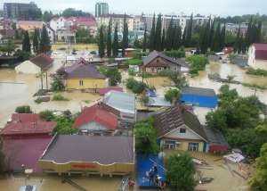 Наводнение в Кудепсте. Фото: http://blogsochi.ru