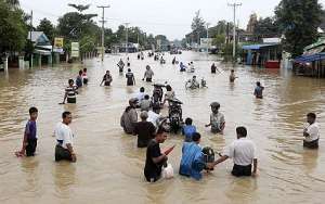 Наводнение в Мьянме. Фото: http://www.kommersant.ru