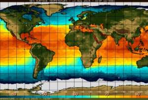  Стабильно повышенная температура воды экваториальных областей востока Тихого океана сигнализирует о развитии Эль Ниньо ©NOAA