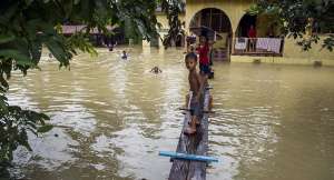 Наводнения на острове Ява. Фото: 